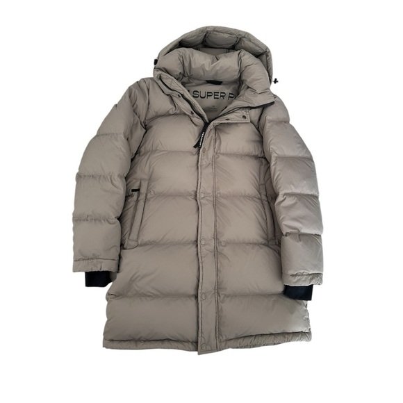 Aritzia Super Puff Jacket Tan